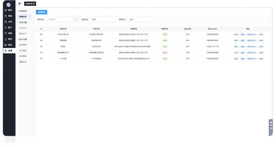 總店統(tǒng)一管控，提高門(mén)店管理效率